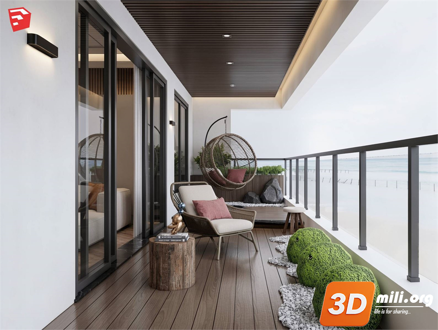 Balcony Skp Files